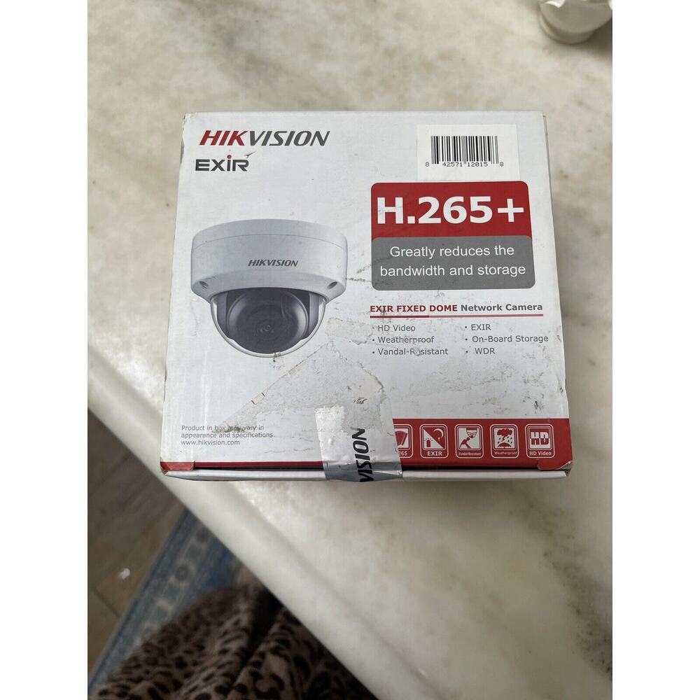 H.265+ HIKVISION FIXED DOME Security CAMERA HD VIDEO EXIR WDR NEW IN BOX
